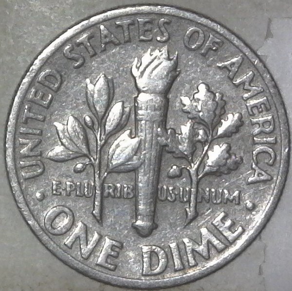 1970-P-Roosevelt-Dime-With-Reverse-Of-1968-Proof-Reverse